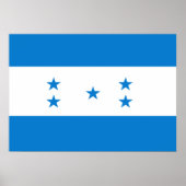 Honduras Flag Poster (Voorkant)