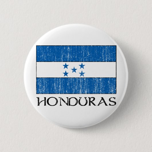 Honduras Flag Ronde Button 5,7 Cm (Voorkant)