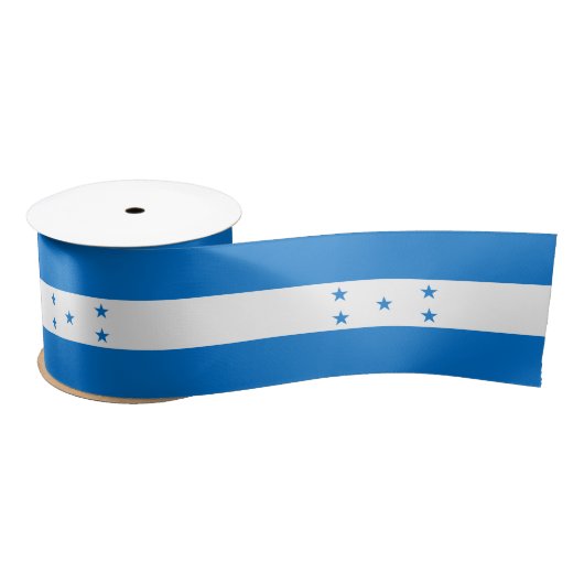 Honduras Flag Satijnen Lint (Spoel)