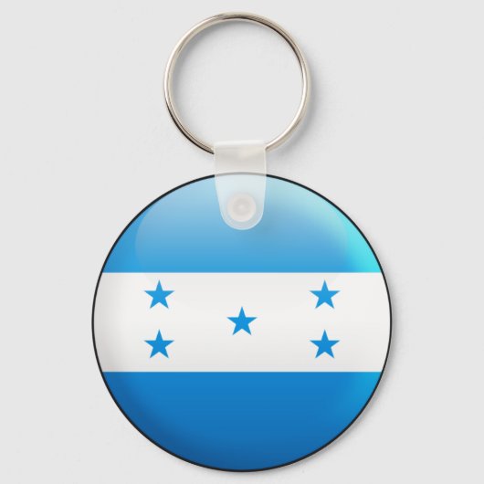 Honduras Flag Sleutelhanger (Voorkant)