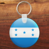 Honduras Flag Sleutelhanger (Voorkant)