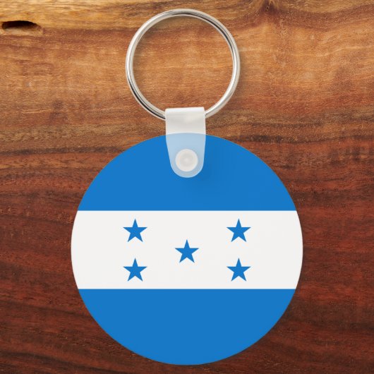 Honduras Flag Sleutelhanger (Voorkant)
