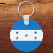 Honduras Flag Sleutelhanger (Achterkant)