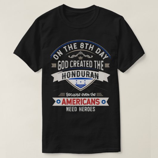 Honduras Flag Souvenirs voor Hondurese Mannen en v T-shirt (Design voorkant)