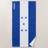 Honduras Flag Splendid Patriotic Strandlaken (Voorkant)