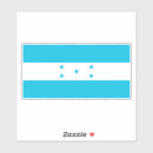 Honduras Flag Sticker (Vel)