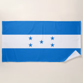 Honduras Flag Strandlaken (Voorkant)
