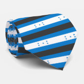 Honduras Flag Stropdas (Opgerold)