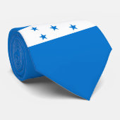 Honduras Flag Stropdas (Opgerold)