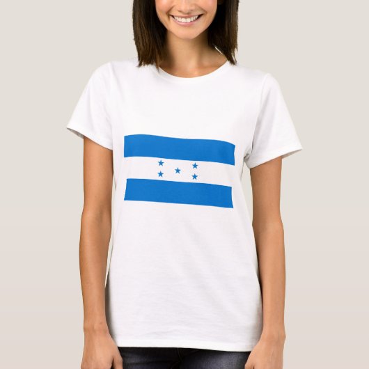 Honduras Flag T-shirt (Voorkant)