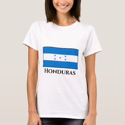 Honduras Flag T-shirt (Voorkant)