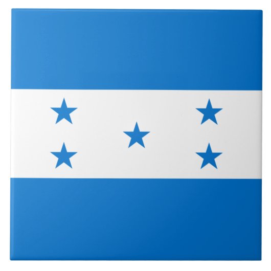 Honduras flag tegeltje (Voorkant)