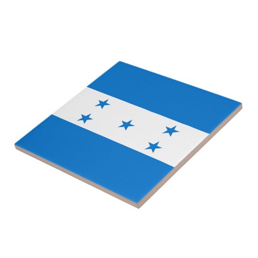 Honduras Flag Tegeltje (Zijkant)