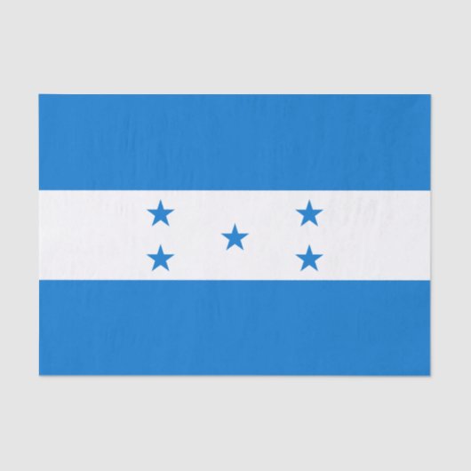 Honduras Flag Tissuepapier (Voorkant)