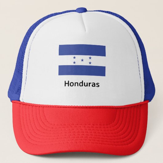Honduras Flag Trucker Pet (Voorkant)
