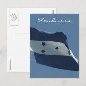 honduras flag vert briefkaart (Voorkant / Achterkant)