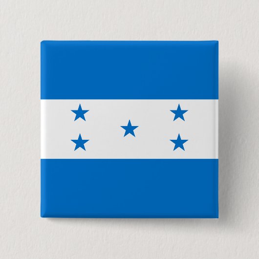 Honduras Flag Vierkante Button 5,1 Cm (Voorkant)