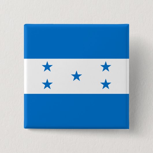 Honduras Flag Vierkante Button 5,1 Cm (Voorkant)