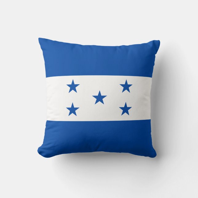 Honduras Flag x Flag Pillow Kussen (Voorkant)