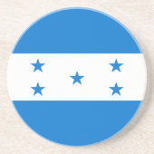 Honduras Flag Zandsteen Onderzetter (Voorkant)