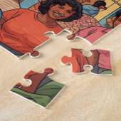   Honduras Fuerte de Santa Barbara Retro poster Legpuzzel (Zijkant)