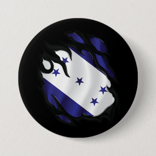 Honduras Gekopieerde vlag Ronde Button 7,6 Cm