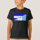 honduras guatemala : halve vlag t-shirt (Voorkant)