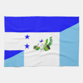 honduras guatemala : halve vlag theedoek (Horizontaal)