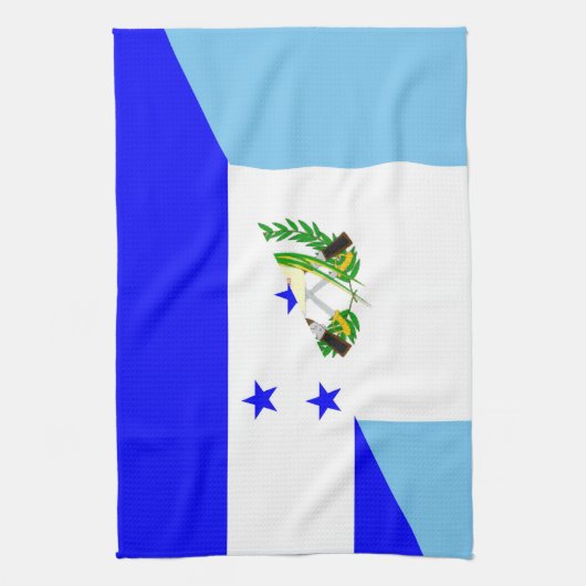 honduras guatemala : halve vlag theedoek (Verticaal)