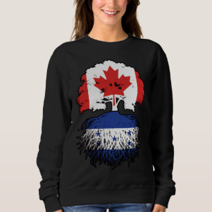Honduras Honduran Canadian Canada Tree Roots Flag Trui