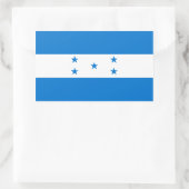Honduras/Hondurese vlag Rechthoekige Sticker (Tas)