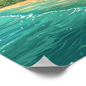 Honduras Illustration Travel Art Vintage Poster (Hoek)