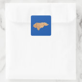 Honduras Kaart Sticker (Tas)