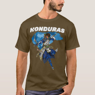 Honduras katracho Anime Samurai (2) T-shirt