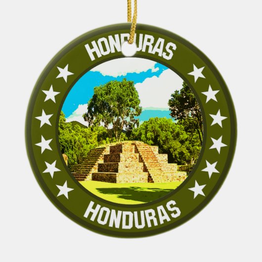 Honduras Keramisch Ornament (Voorkant)