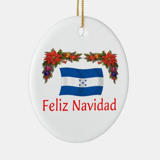 Honduras kerst keramisch ornament (Rechts)