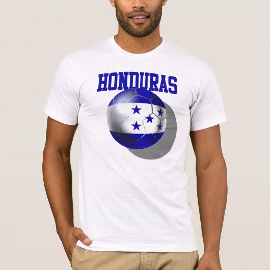 Honduras Los Catrachos voetbalfans cadeaus T-shirt (Voorkant)