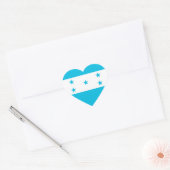 Honduras Love Flag Hart Sticker (Envelop)
