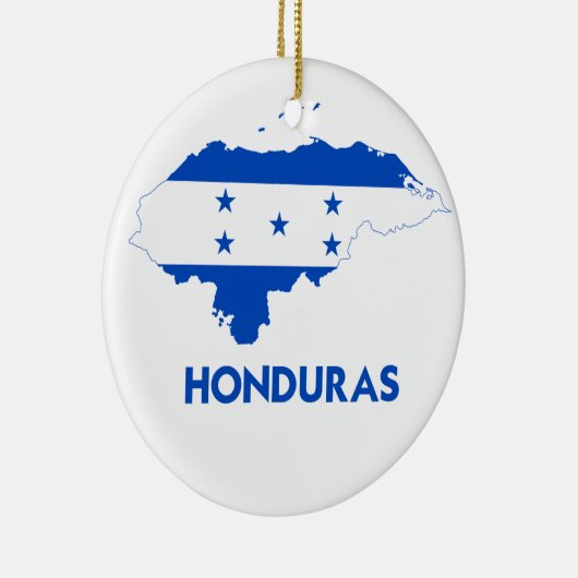 HONDURAS MAP KERAMISCH ORNAMENT (Rechts)