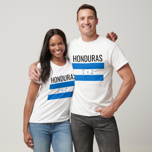 Honduras // Nationale vlag van het wereldland T-shirt (Unisex)