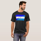 honduras nicaragua - symbool van de halve vlag t-shirt (Voorkant volledig)
