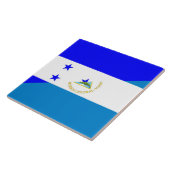 honduras nicaragua - symbool van de halve vlag tegeltje (Zijkant)