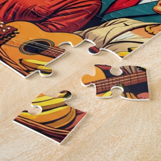  Honduras OLANCHO Retro poster Legpuzzel (Zijkant)