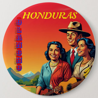 Honduras OLANCHO Retro poster Ronde Button 6,0 Cm