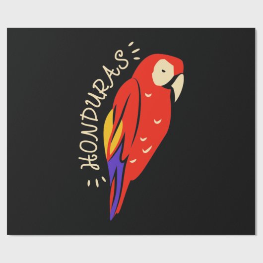 Honduras Parrot Cadeaupapier (Vlak)