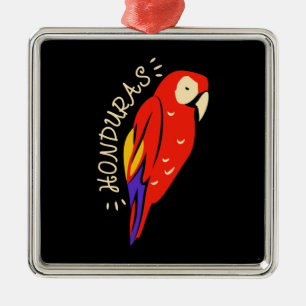 Honduras Parrot Metalen Ornament