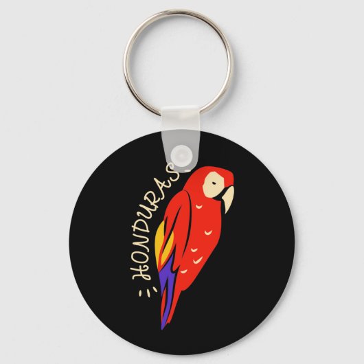 Honduras Parrot Sleutelhanger (Voorkant)
