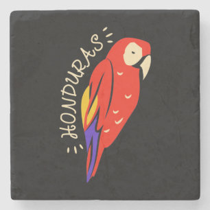Honduras Parrot Stenen Onderzetter