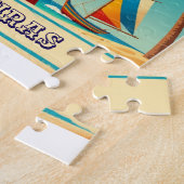  Honduras PLAYAS CHOLUTECA Retro poster Legpuzzel (Zijkant)