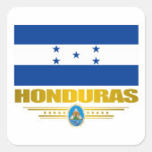 Honduras Pride Vierkante Sticker (Voorkant)